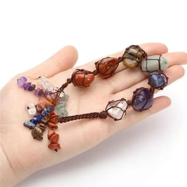 Hanging 7 Chakra Gemstones-Your Soul Place